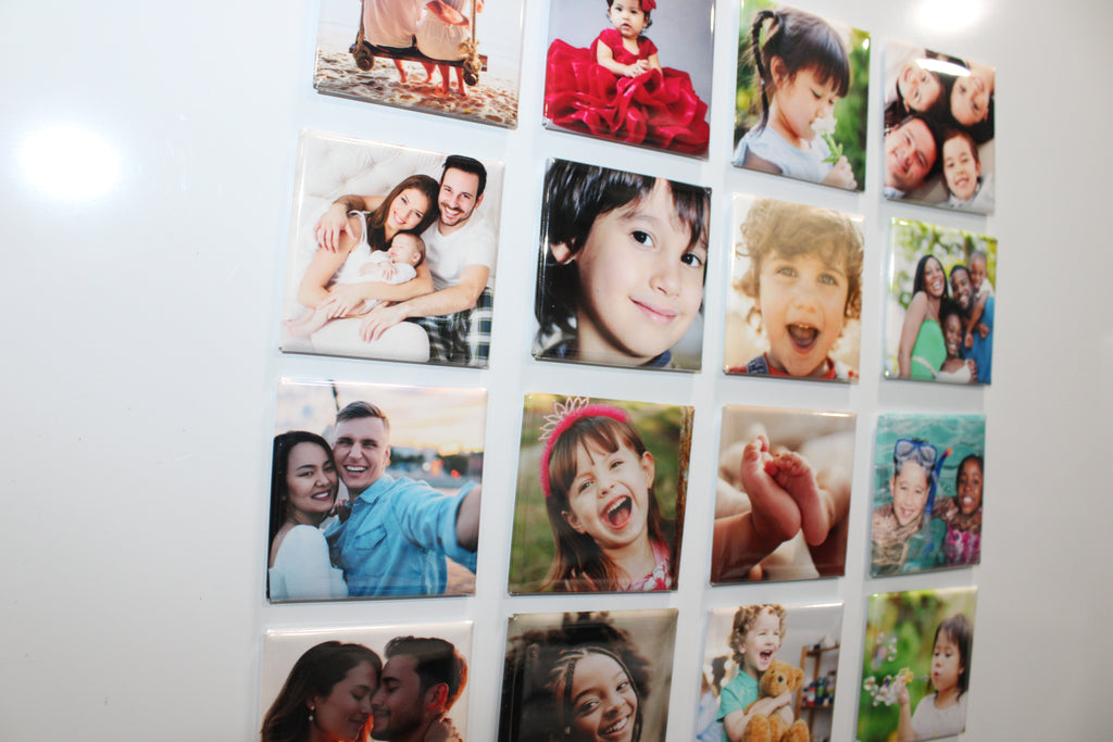 9 Custom Photo Magnets 2x2" | Holiday Gift | Custom Fridge Magnets | Birthday Gift | Save the Date | Couples | Promote Business